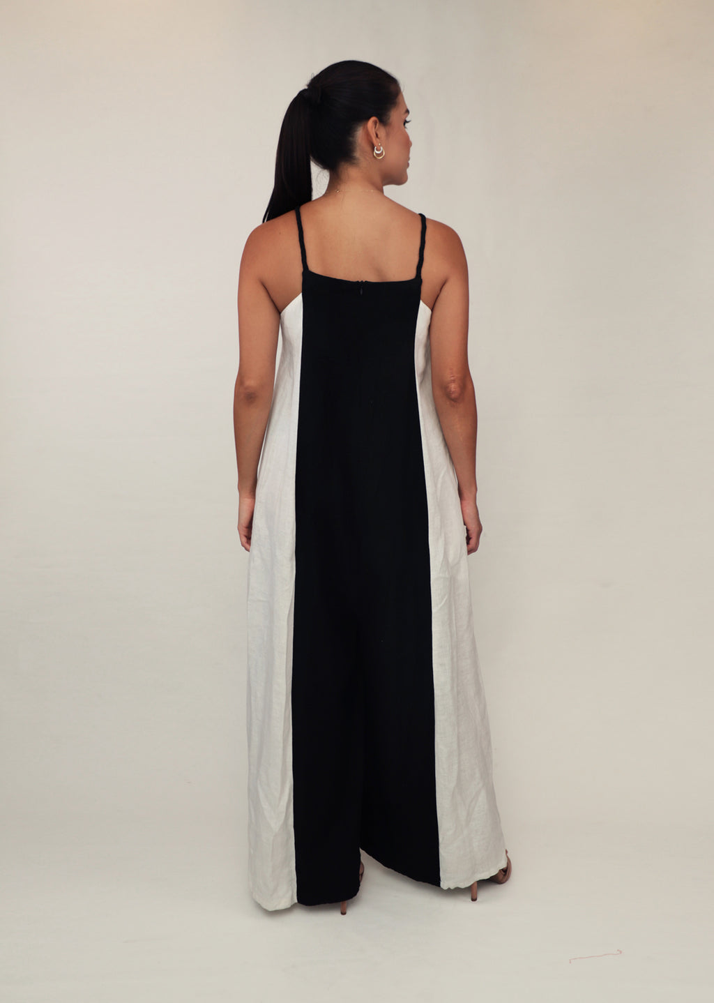 Enterizo Lino bicolor