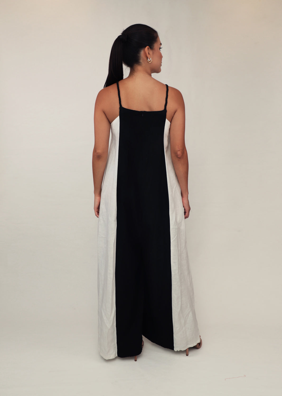 Enterizo Lino bicolor