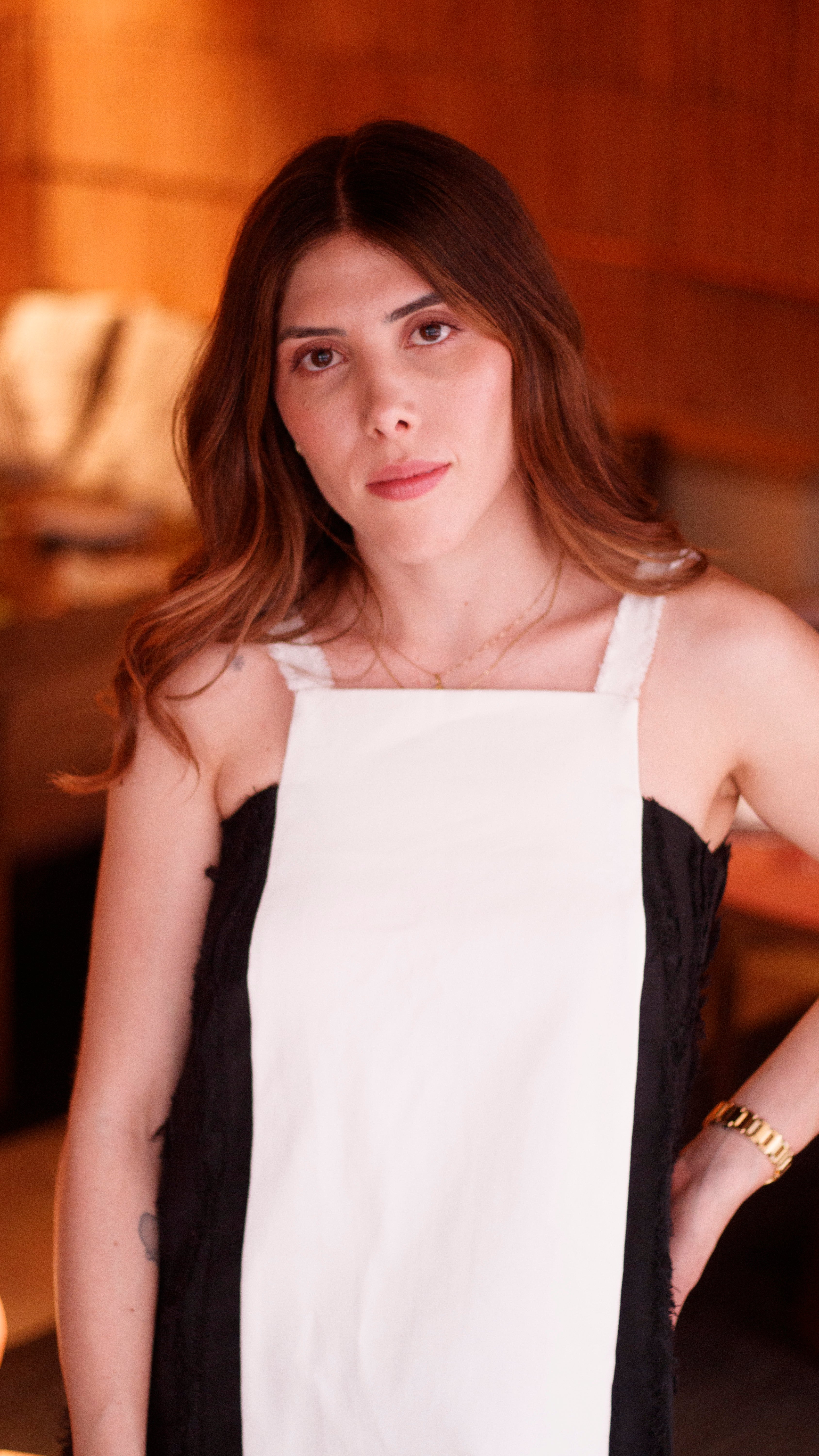 Vestido bicolor